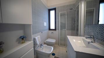 Ducha, secador de pelo y bidé