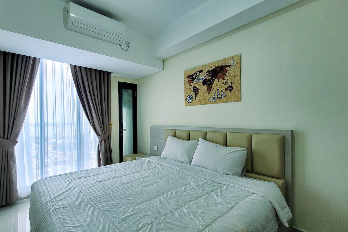 Studiosuite – elite, 1 queensize-seng, ikke-røyk | Sengetøy av topp kvalitet, individuelt dekorert og individuelt innredet