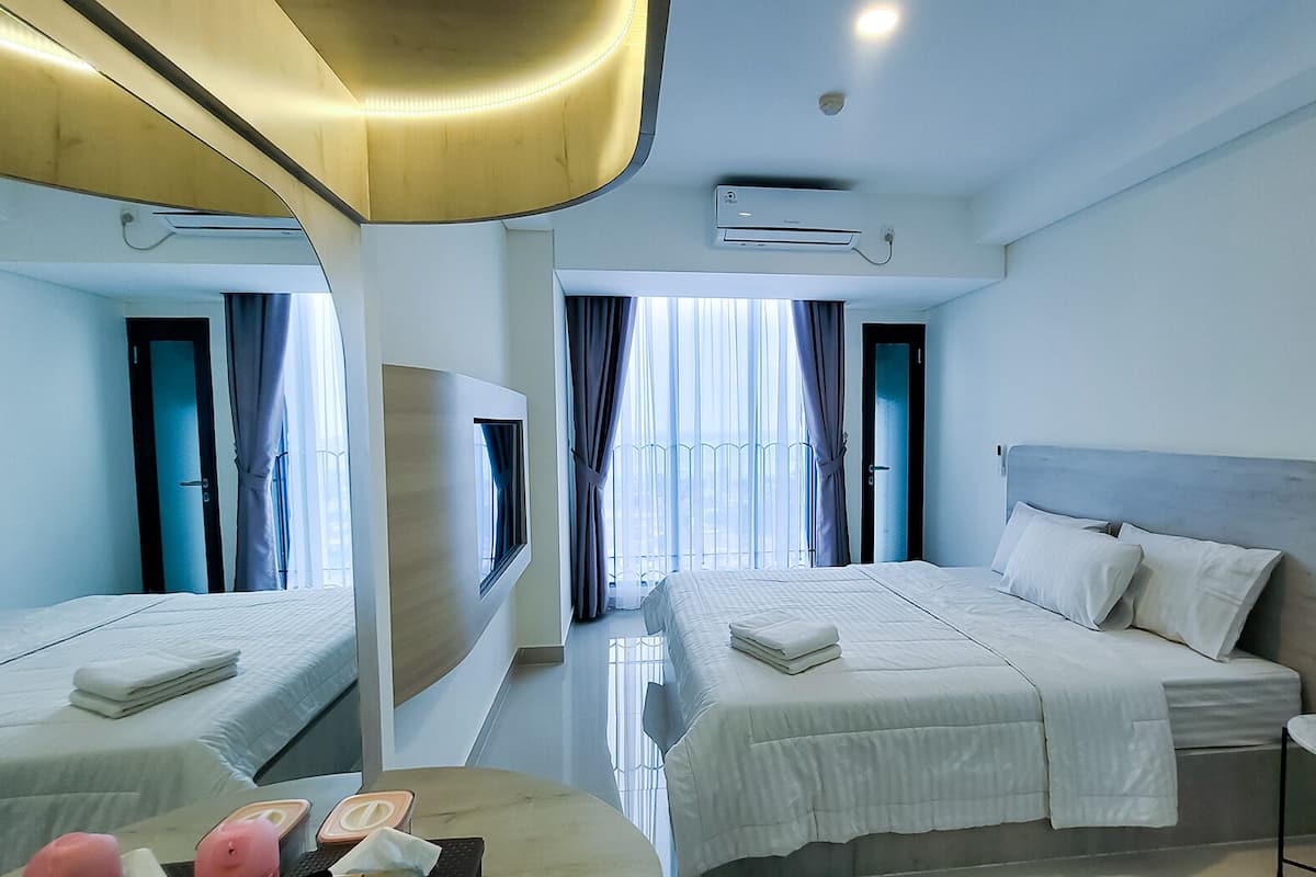 Business-Studiosuite, 1 Queen-Bett, Nichtraucher | Hochwertige Bettwaren, schallisolierte Zimmer, kostenloses WLAN