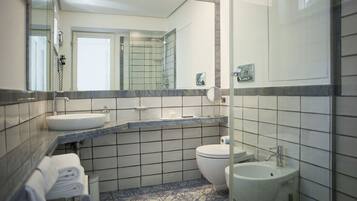 Executive cottage, bubbelbad | Badkamer | Pantoffels