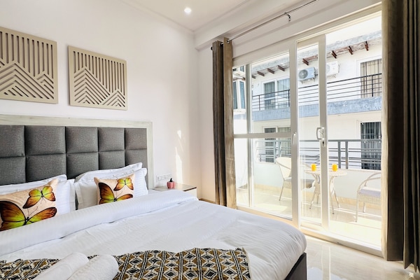 Superior One Bedroom Apartment | 1 Schlafzimmer, Bettwäsche aus ägyptischer Baumwolle