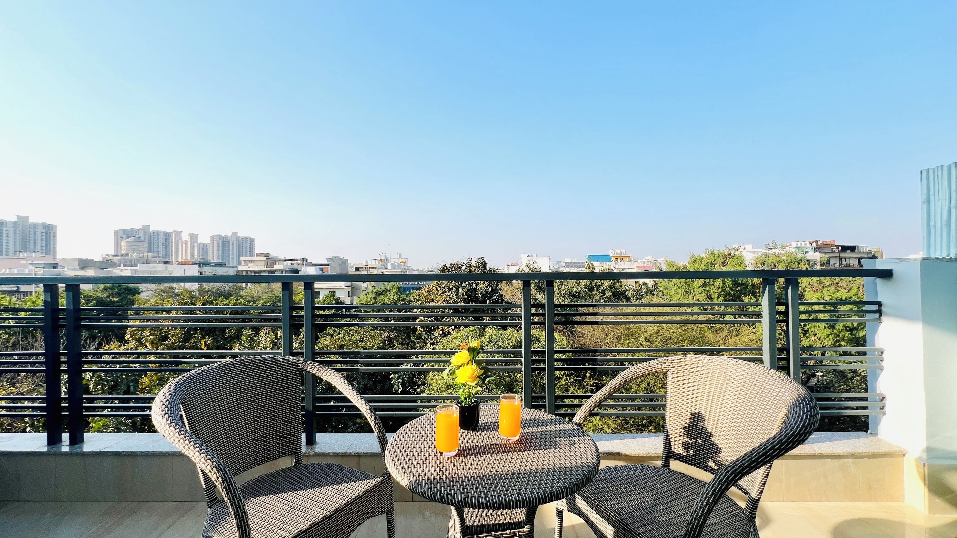 Premier One Bedroom Apartment | 露台/庭院