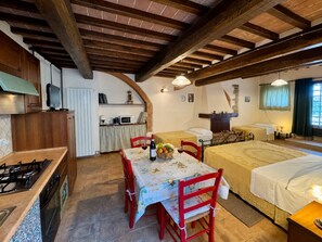 Coffee/tea maker, fridge, microwave, oven - Agriturismo Case Graziani - Molino (Citta della Pieve)