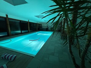 Piscine couverte, piscine chauffée