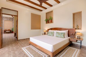 Casa de campo luxo (Deluxe King Pool Villa) | 1 quarto, cofres nos quartos, escrivaninha, cortinas blackout