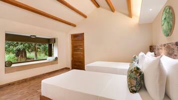 Superior Twin Jungle Cottage | 1 bedroom, in-room safe, desk, blackout curtains