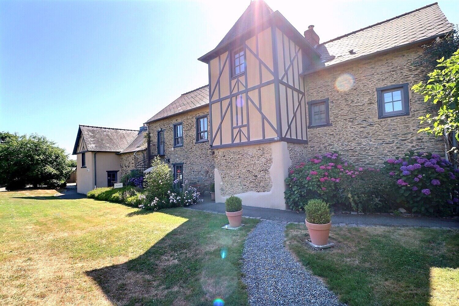 Fassade der Unterkunft