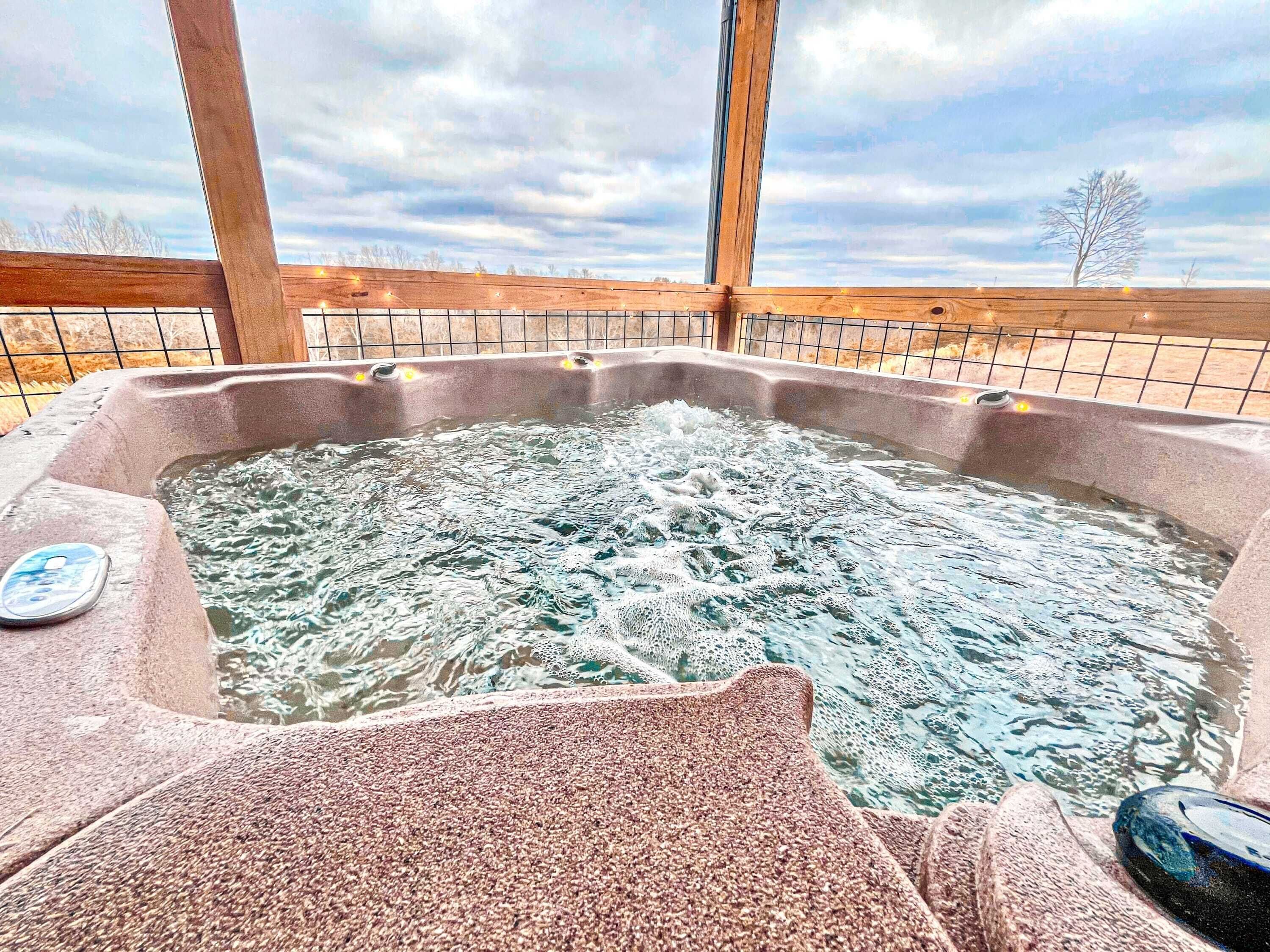 Bain à remous extérieur