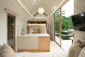 Suite estudio de luna de miel | Sábanas de algodón egipcio y ropa de cama de alta calidad