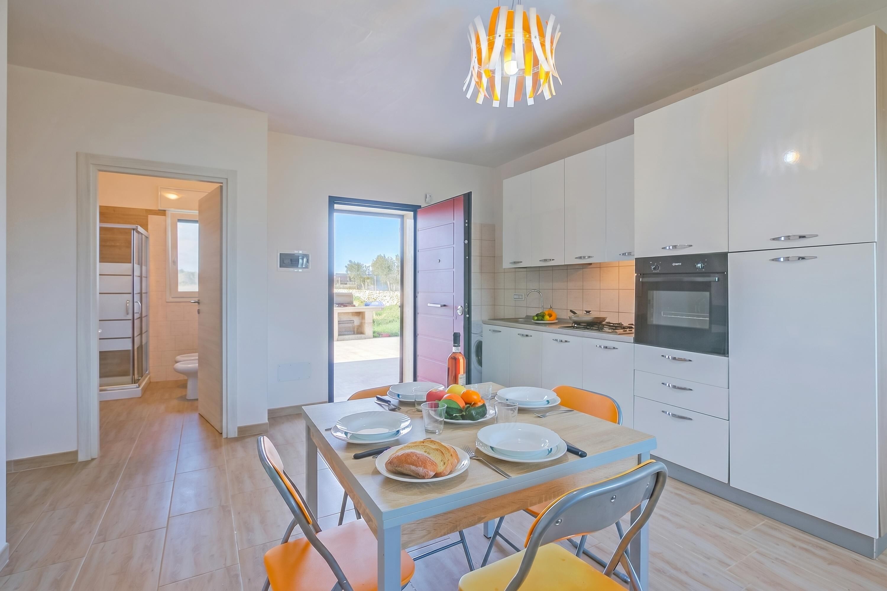 標準公寓, 多間臥室 (Le Bianche Apt 2 with Garden near The) | 用餐區