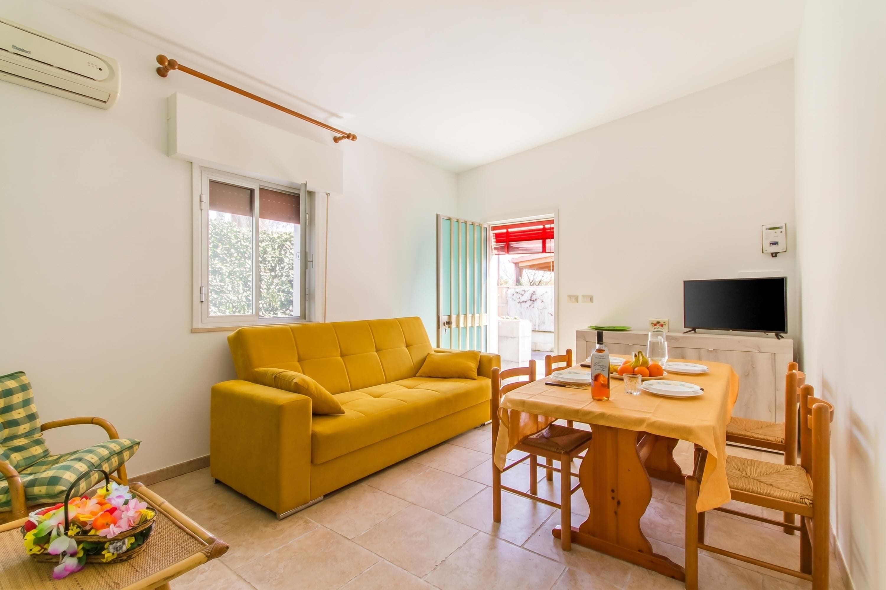 Standard Villa, 2 Bedrooms, Penyaman udara (Villetta Belvedere 400 Meters From) | Tempat makan