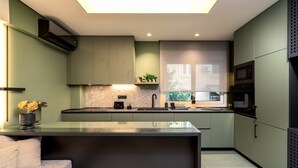 Design Apartment | Private kitchen - Kolonaki Vibes Modern Apartment (Athens)