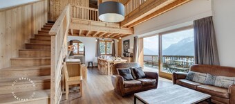 Loue Chalet au Pied des Pistes, Retour Skis aux Pieds, Plein Sud, Magnifique vue