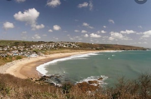 Apartment | Aerial view - The Nook a 1-bed Apartment in Praa Sands (Penzance)