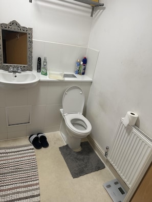 Apartment | Badezimmer | Duschwanne, Komfortbadewanne, Haartrockner, Handtücher