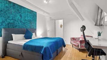 2 soveværelser, skrivebord, strygejern/strygebræt, Wi-Fi