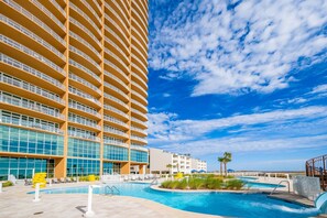 Condo, 2 Bedrooms | Pool | Indoor pool, outdoor pool - Phoenix Gulf Towers 602 2 Bedroom Condo (Orange Beach)