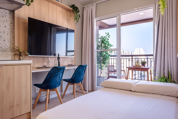 Apartment | Living area | TV - Estúdio Moderno na Vila Mariana (São Paulo)