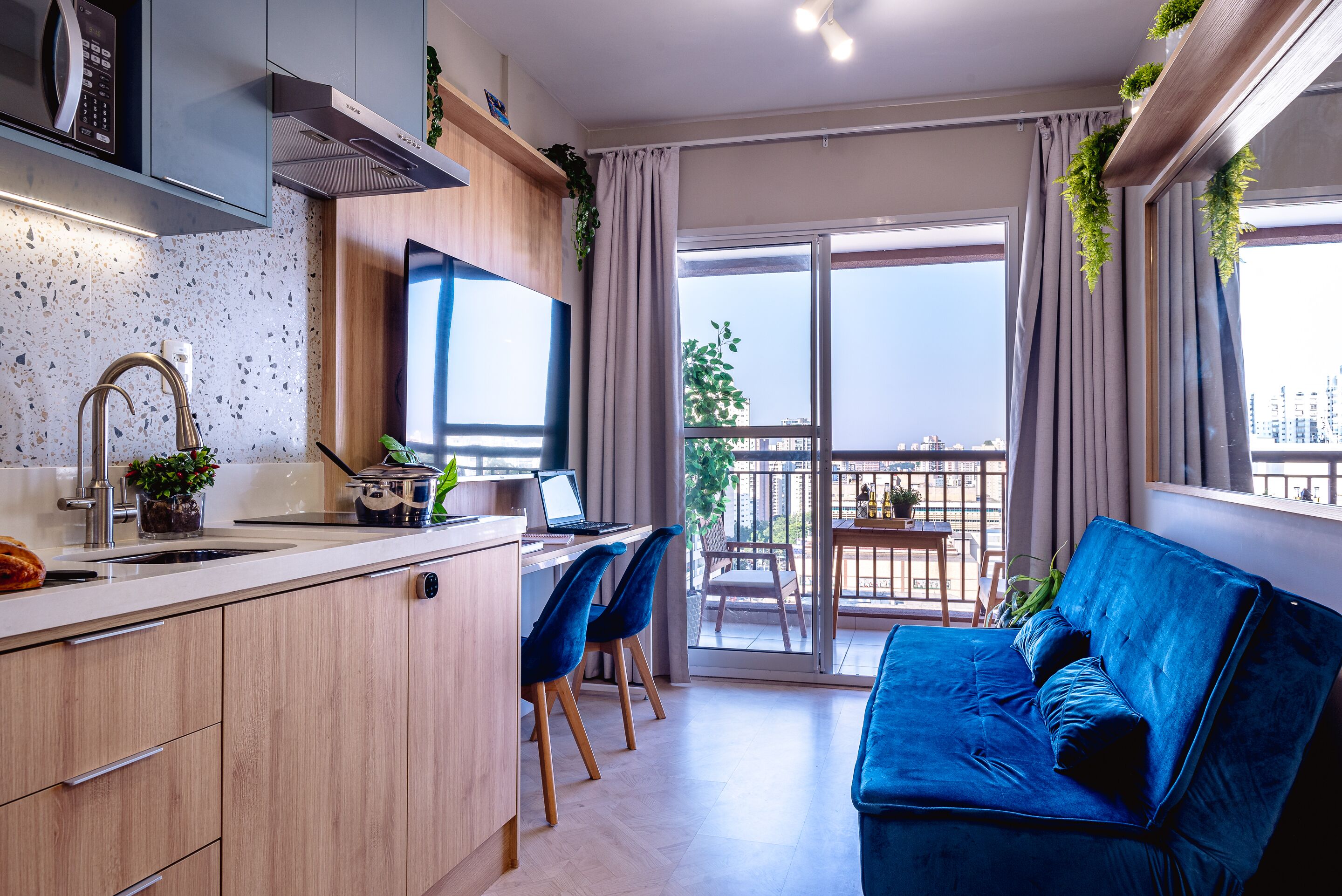 apartman | 1 hálószoba, íróasztal, ingyenes wifi és ágynemű