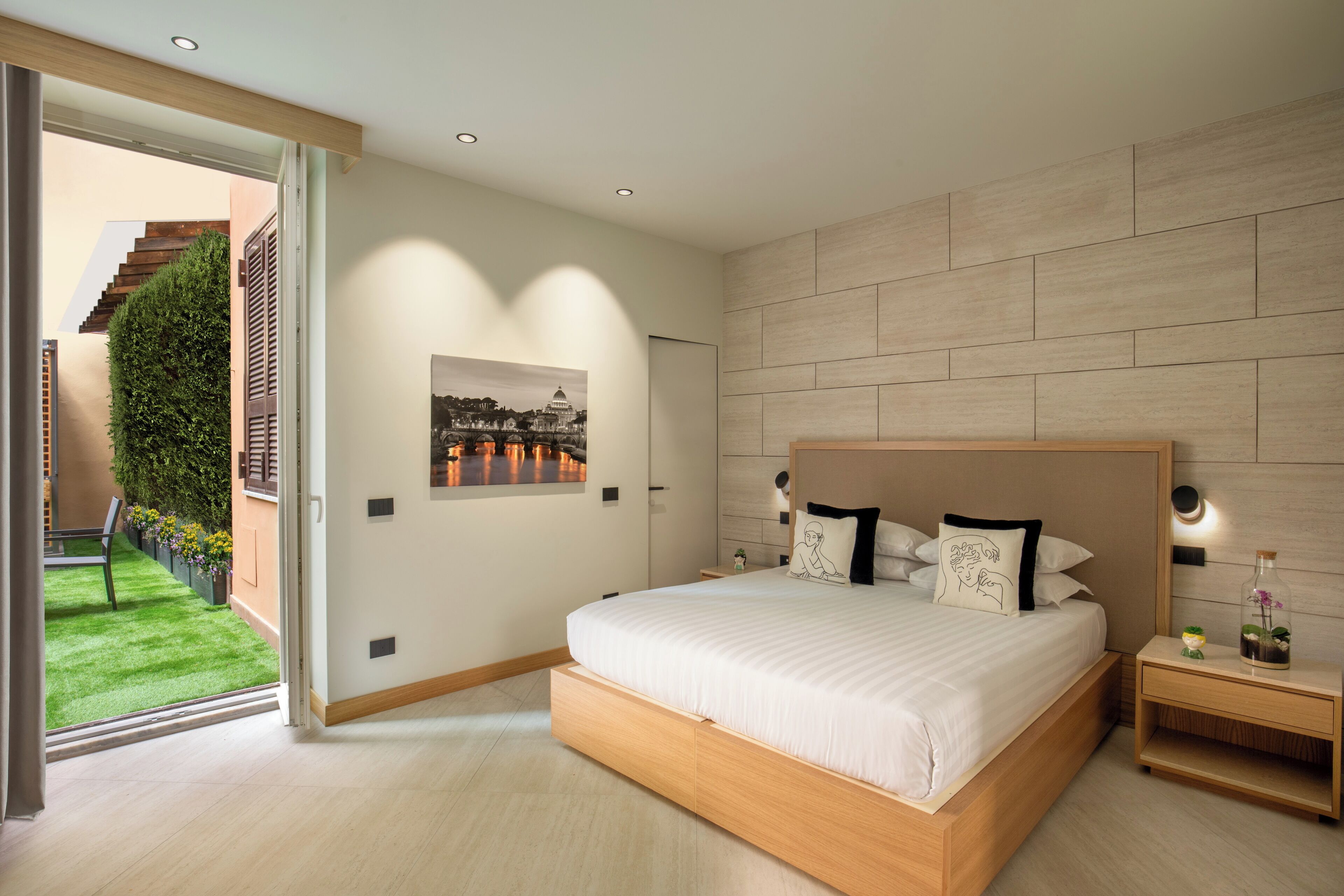 公寓, 露台 | 庭院景观