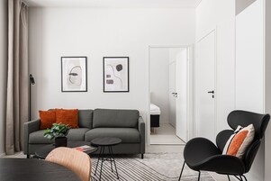 Apartamento Premier | Cortinas opacas y sistema de insonorización