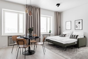 Cortinas blackout y sistema de insonorización 