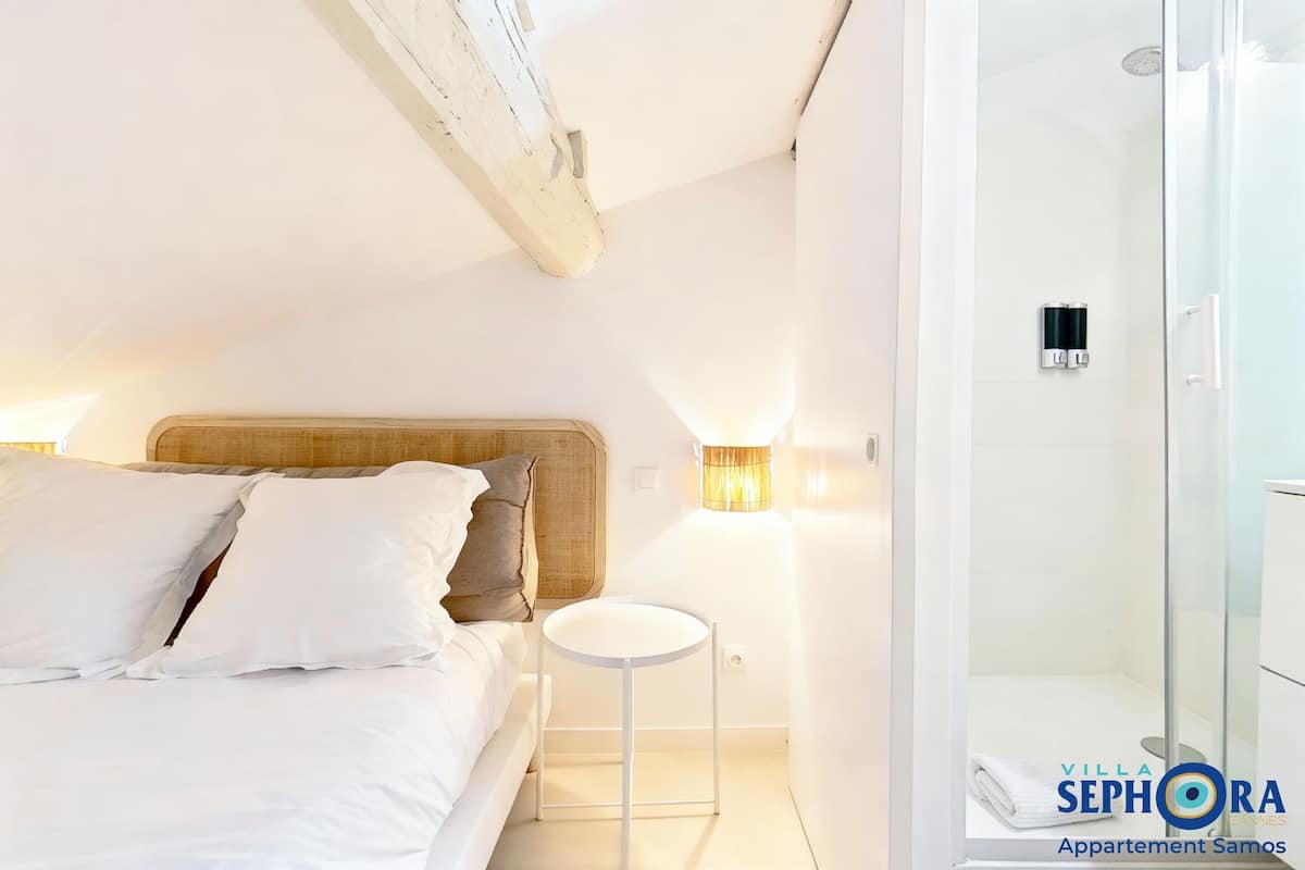 SAMOS/MILOS/SYMI/RHODES | 1 quarto, roupas de cama de algodão egípcio, roupas de cama premium