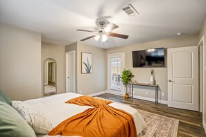 4 bedrooms, iron/ironing board, travel crib, WiFi