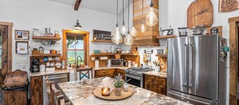 The Outpost Vacation Cabin Fredericksburg TX Pet Friendly Hot Tub Near Enchanted Rock