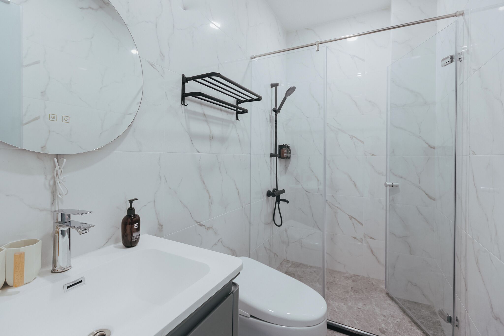 Deluxe Twin Room | Bilik Mandi | Pancuran mandi, hulu semburan mandi hujan, pengering rambut 