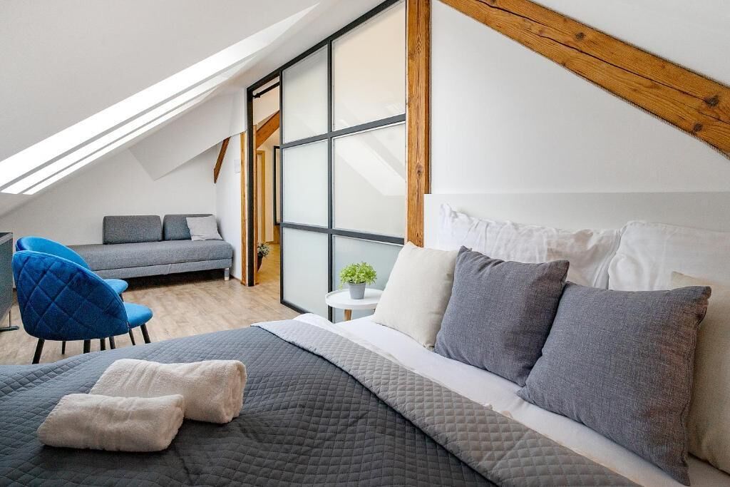 Family Apartment (Number 6) | Minibar, in-room safe, blackout curtains, iron/ironing board