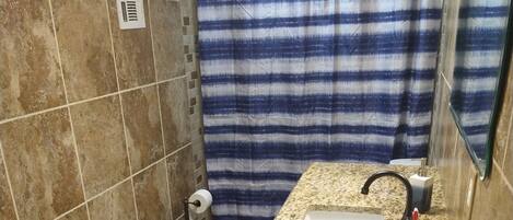 Towels, soap, toilet paper