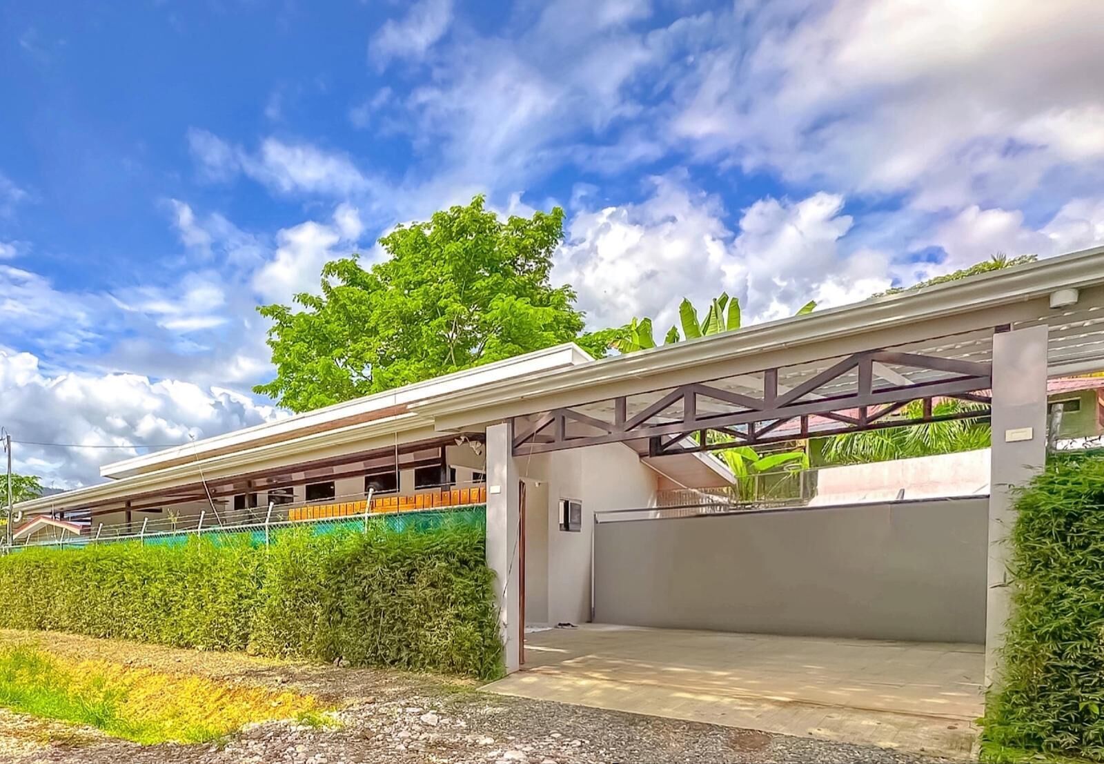 Façade de l’hébergement