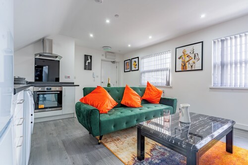 Birmingham Apt-sleeps 4-walk to City Centre-pets