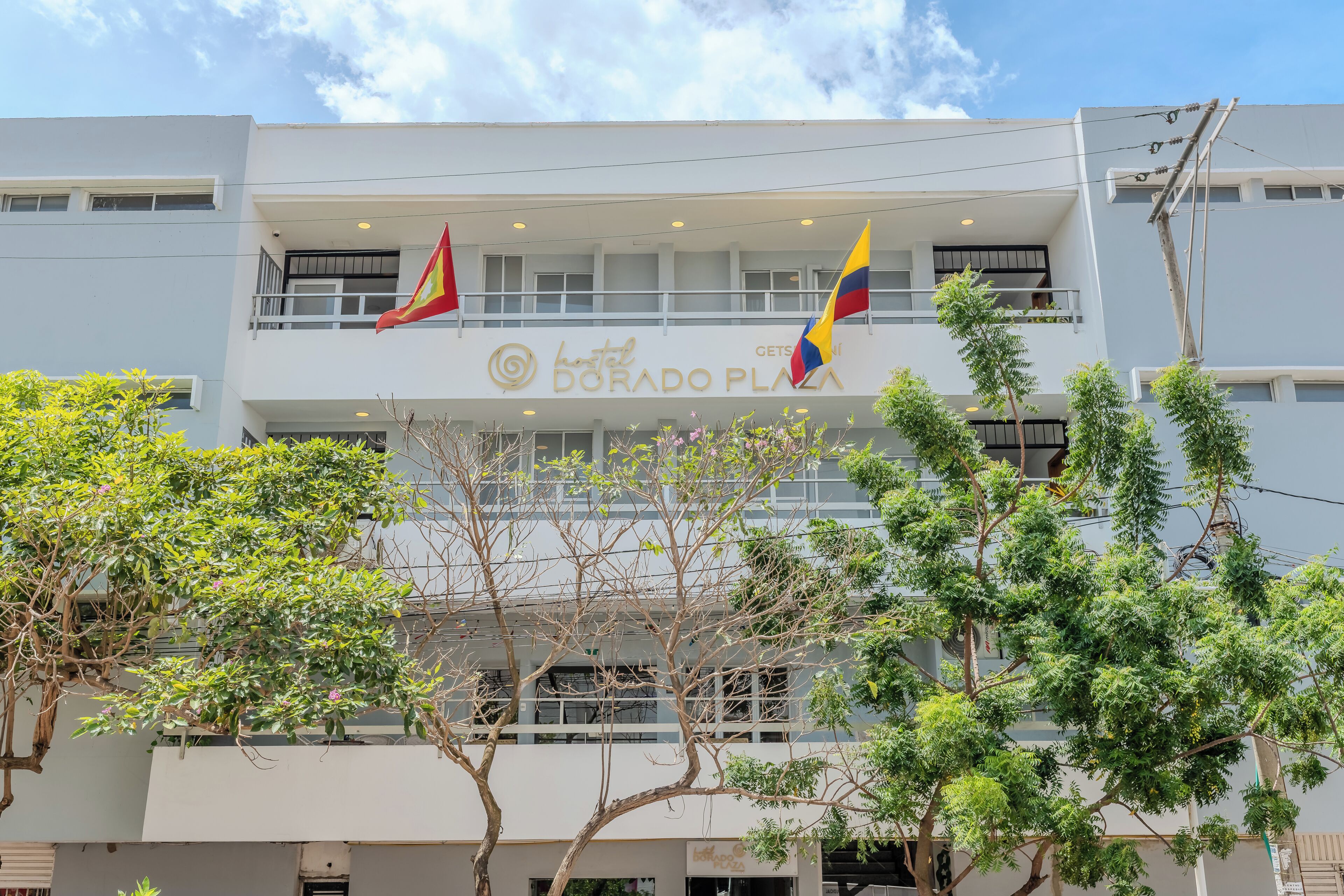 Façade de l’hébergement 