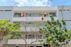 Fassade der Unterkunft