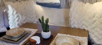 Unplug  and Relax under the stars in a unique Private Airstream on 4 acres-ranch