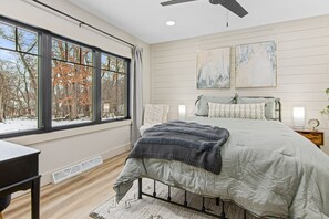 2 bedrooms, desk, iron/ironing board, free WiFi - Quiet Rural Escape – Updated Home on 2 Acres w/ Fire Pit (Red Wing)