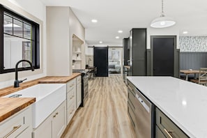 Fridge, microwave, oven, stovetop - Quiet Rural Escape – Updated Home on 2 Acres w/ Fire Pit (Red Wing)