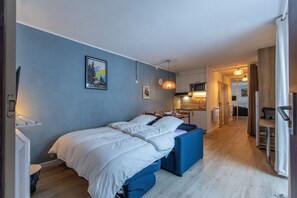 Strykjärn/strykbräda, gratis wi-fi och sängkläder