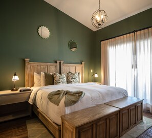 独特独立别墅 | 埃及棉床单、高档床上用品、记忆海绵床垫、特色装修