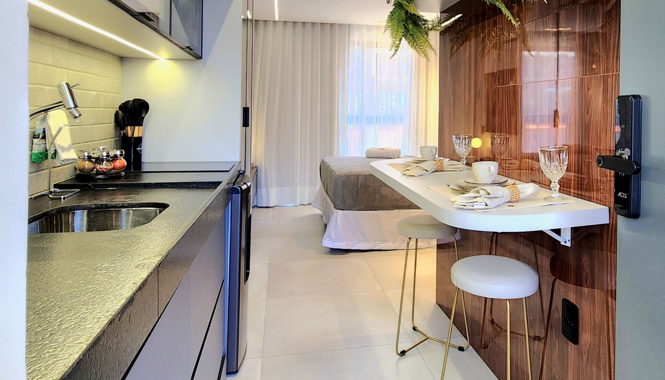 Departamento ejecutivo | Cocina privada | Frigobar 