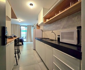 Studiolejlighed | Privat køkken | Minikøleskab