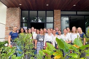 A szálláshely külső területei