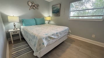 2 bedrooms, desk, iron/ironing board, free WiFi