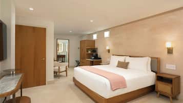 Pillowtop beds, minibar, in-room safe, desk