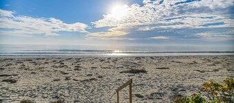 Second Floor Apartment Across from the Beach with Private  Access to Beach!!!