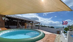 Panoramic Apartment, 2 Bedrooms, Hot Tub, Ocean View | Private spa tub - Palmeras Beach Apartments (Guanica)