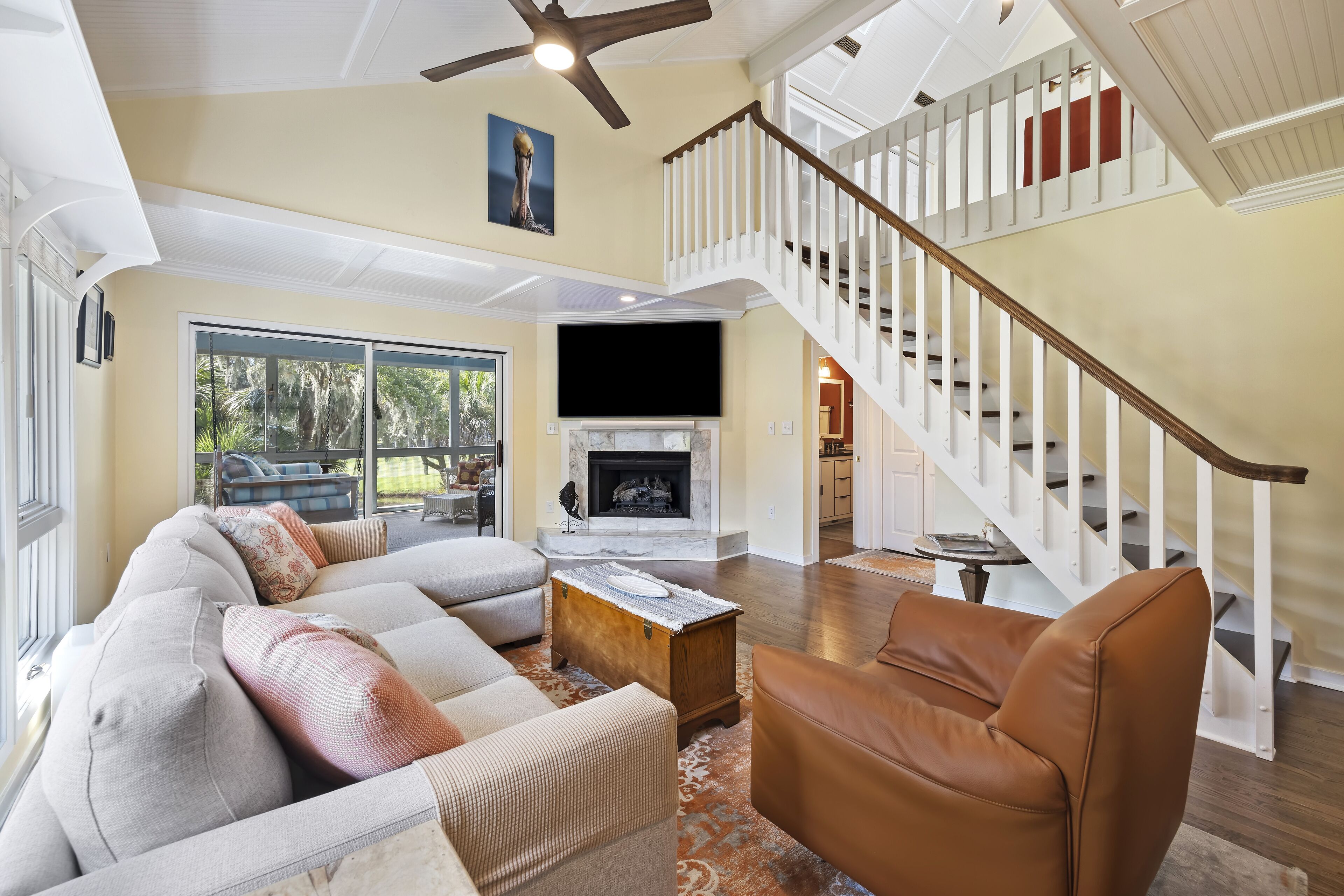 A&J Hideaway:Beautiful Resort Villa Overlooking Golf Course & Tranquil Lagoon; Screened Porch