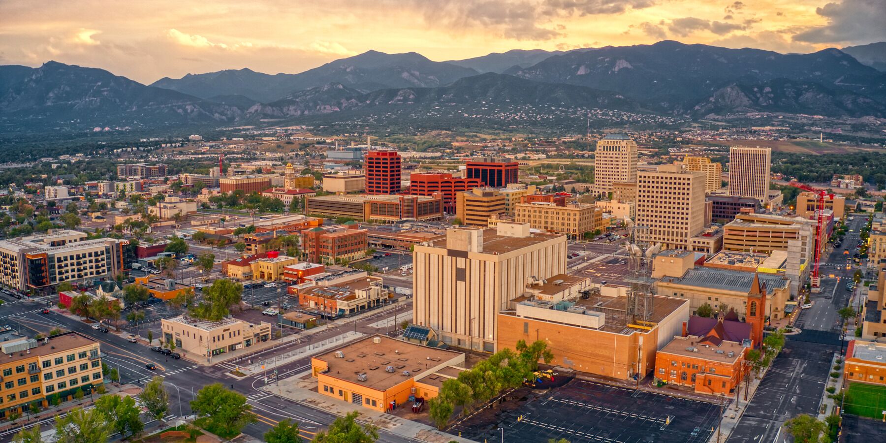 Beautiful downtown Colorado Springs is just a stone's throw away from our home!